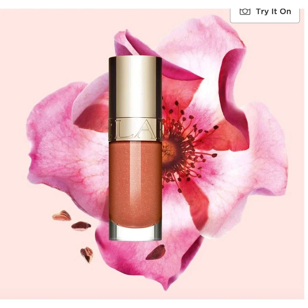 New in Box Clarins Lip Comfort Oil 27 Fleeting Dew 7ml 0.2oz Limited Edition‎